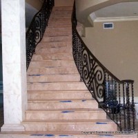 Wrought-Iron-Stair-Rail (SR-17)
