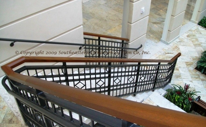 Wrought-Iron-Stair-Railing-Main-Lobby(SR-38)