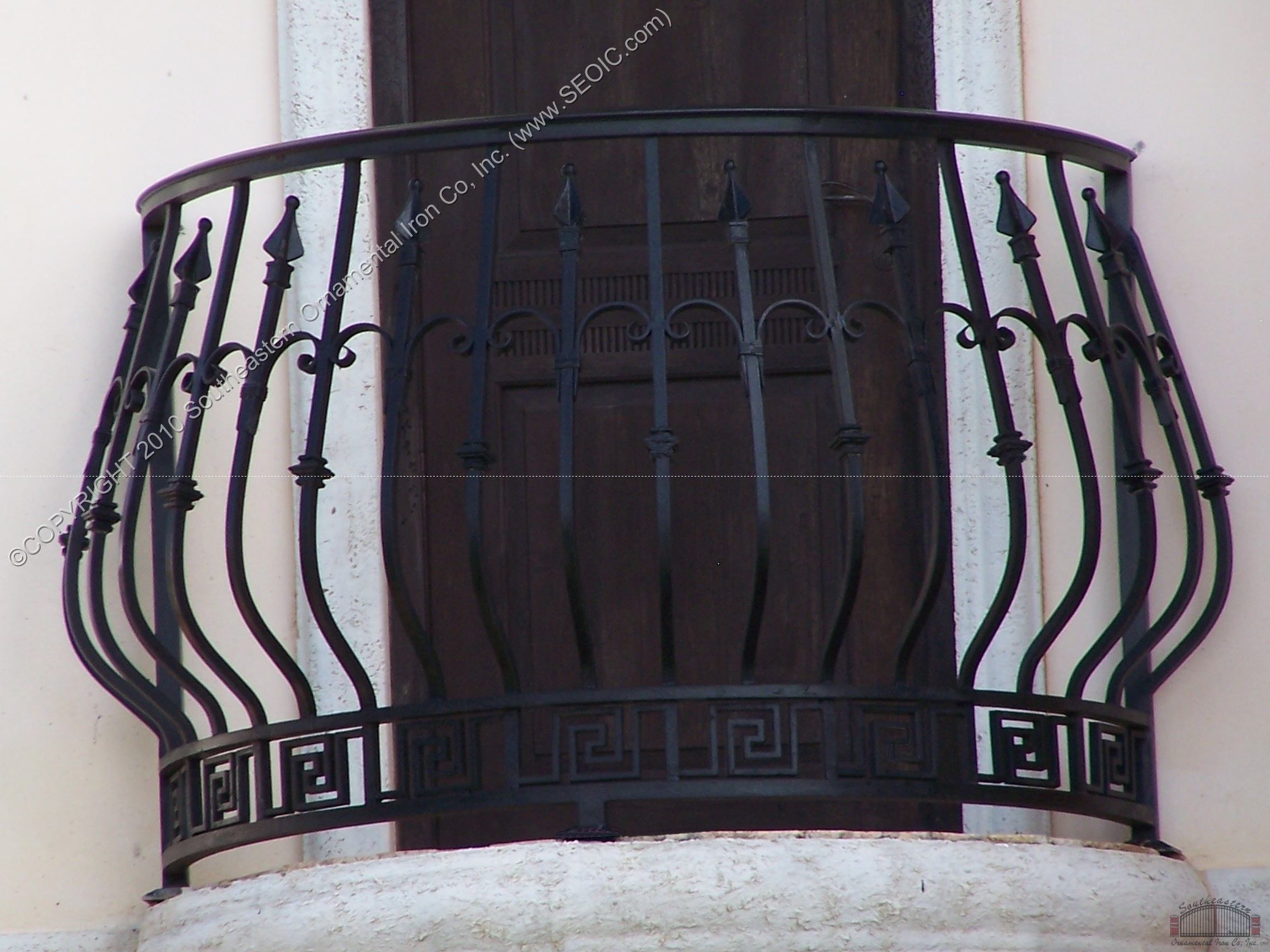 Custom Faux Balcony Railing (#R-132)
