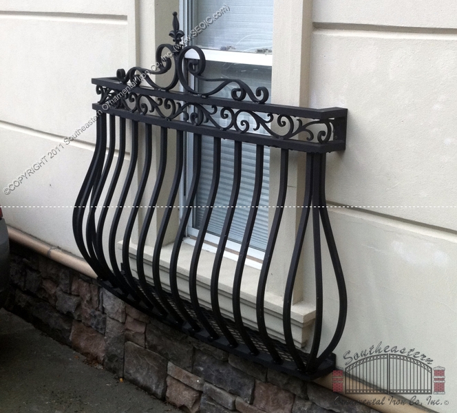 Custom Faux Balcony Railing (#R-137)