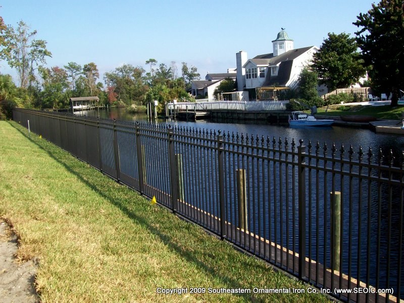 Custom Ornamental Aluminum Fencing (#F-34)