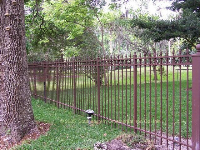 Custom Ornamental Aluminum Fencing (#F-35)