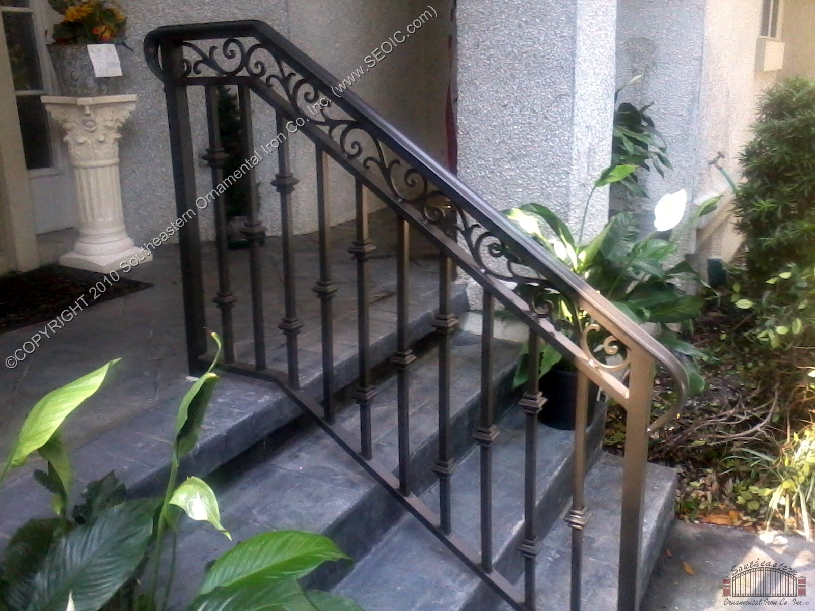 Powder Coated Porch and Step Railing (PR-19)