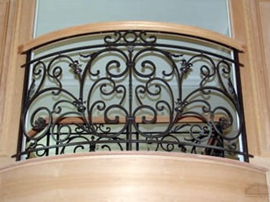 wrought iron balcony railing (R-117)