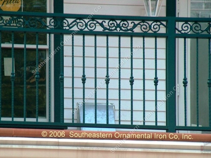 Black Aluminum Balcony Railing with SEO-TMI 44 Design (R-79)