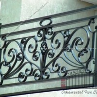 Custom Aluminum Hand Forged Balcony Railing