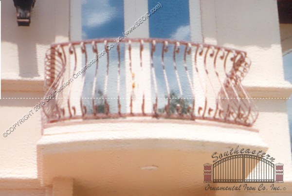 Balcony Railing with S-Scrolls(#R-25)