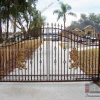 Custom Aluminum Driveway Gate (#VG-05)