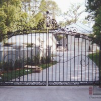 Custom Aluminum Driveway Gate (#VG-03)