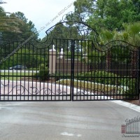 Custom Aluminum Driveway Gate (#VG-16)
