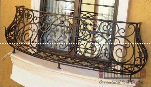 Custom Faux Balcony Railing (#R-124)