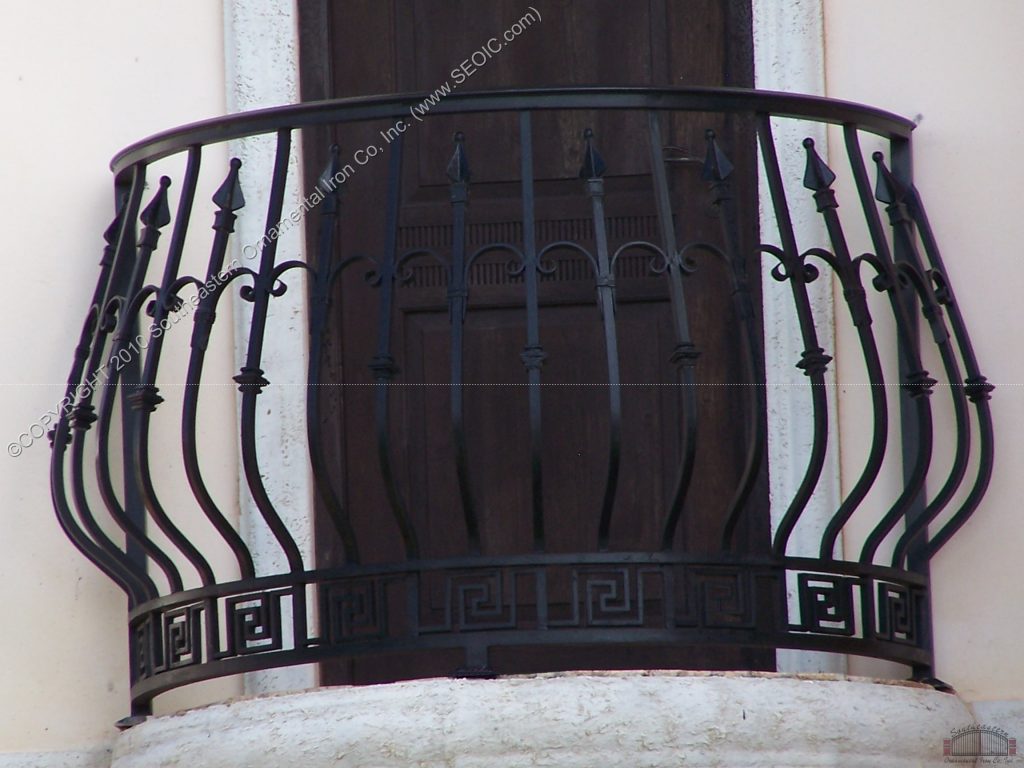 False Balcony Railing Southeastern Ornamental Iron Works