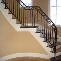 Wrought Iron Stair Rail (SR-60)